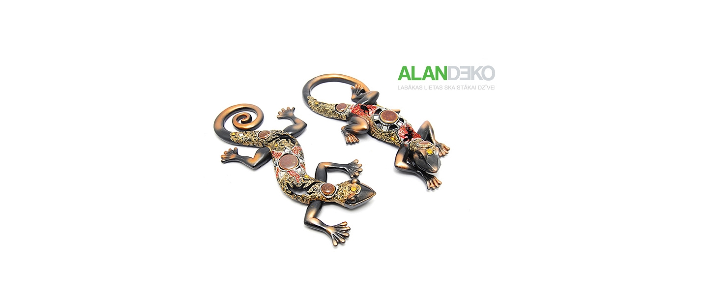 ALANDEKO interior gifts decorative figures lizards
