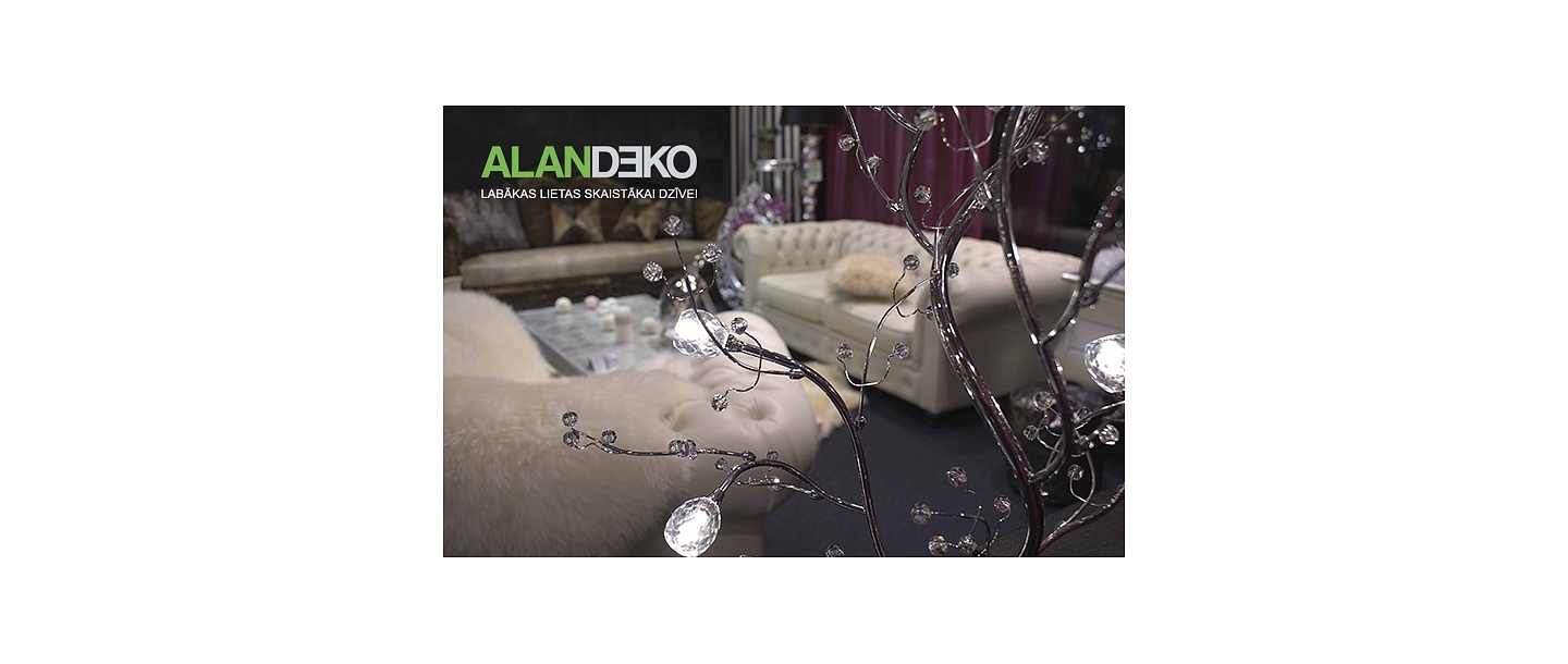 ALANDEKO lamps light objects