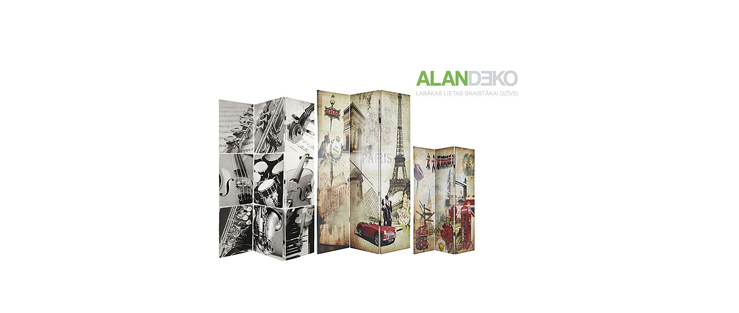 ALANDEKO original interior furniture changing screen