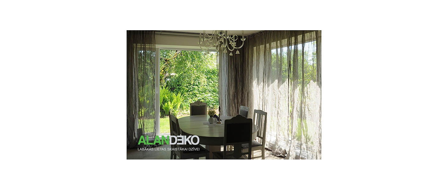 ALANDEKO curtains to custom design sewing