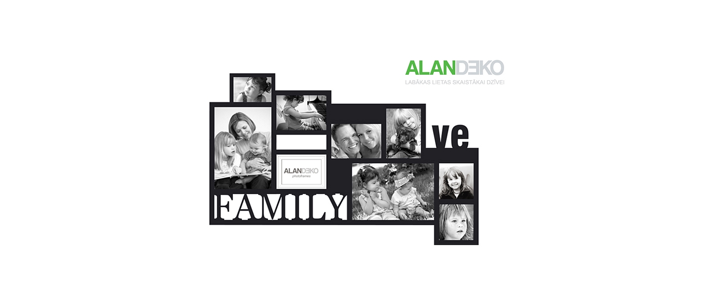 ALANDEKO dāvanas foto rāmji ģimene