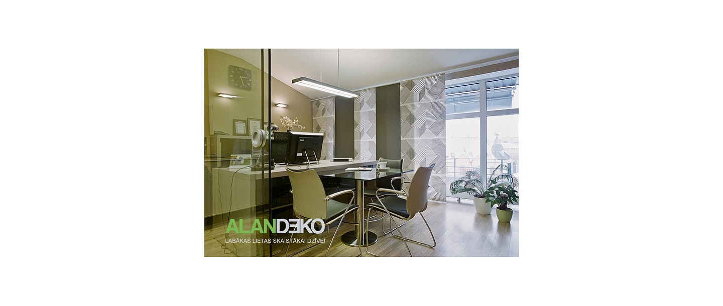 ALANDEKO interior blinds panel curtains