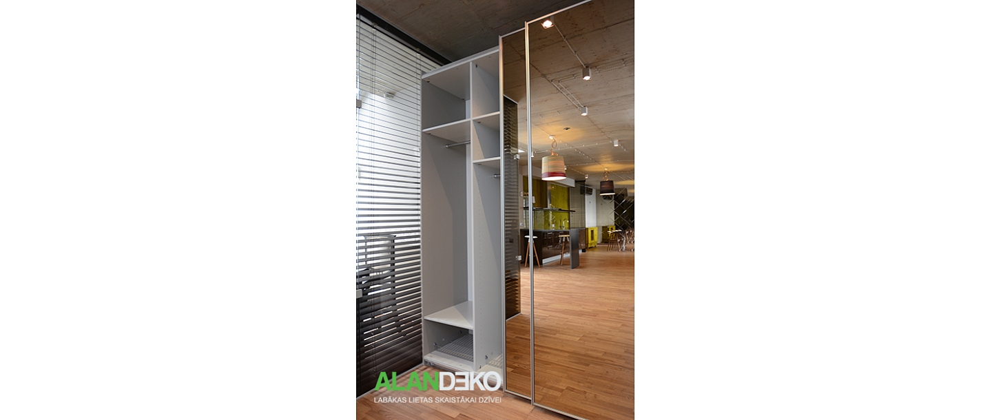 ALANDEKO furniture built-in wardrobes mirror doors