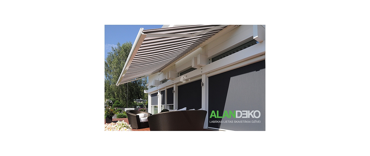 ALANDEKO terases verandas markīzes
