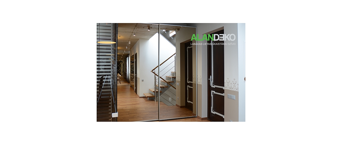 ALANDEKO мебель встроенные шкафы раздвижные зеркальные двери