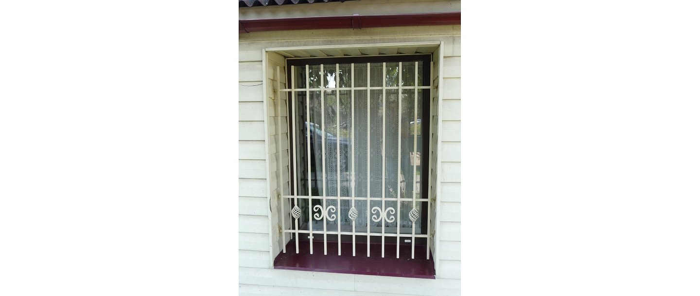 Window grille in Daugavpils