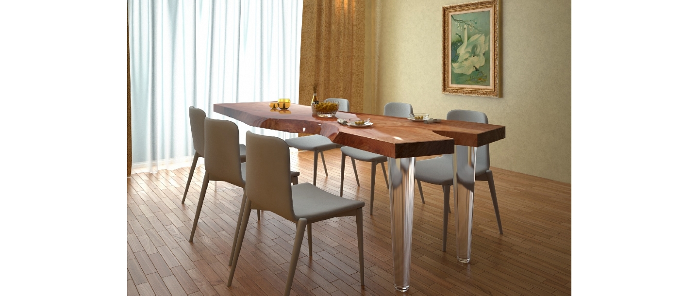 Oak and other precious wood tables