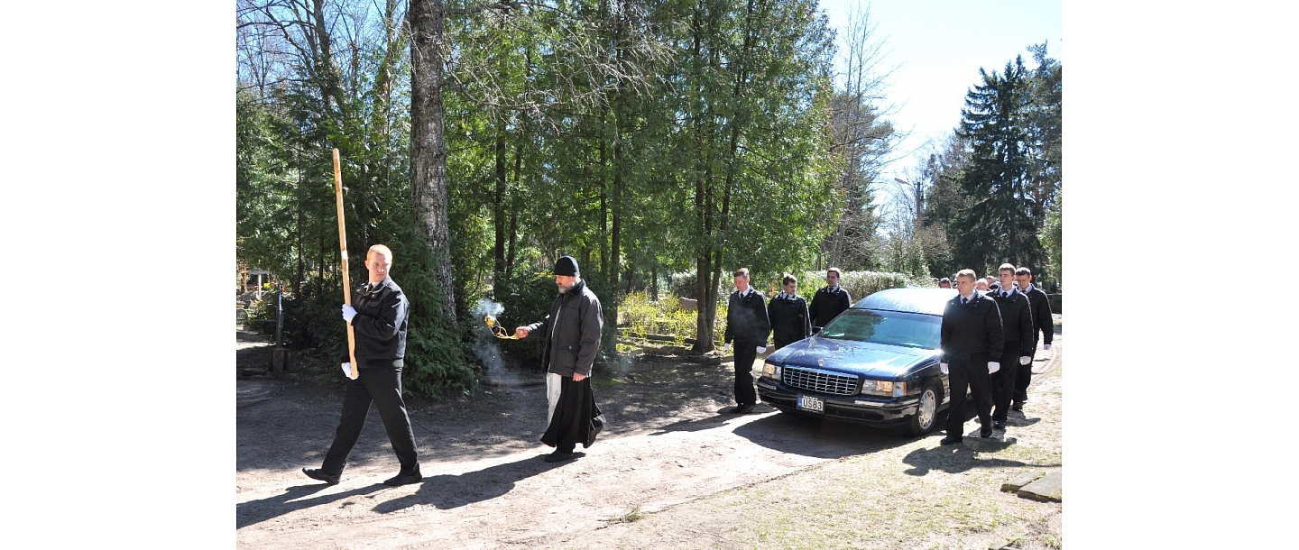 Funeral photo, funeral music in Liepaja