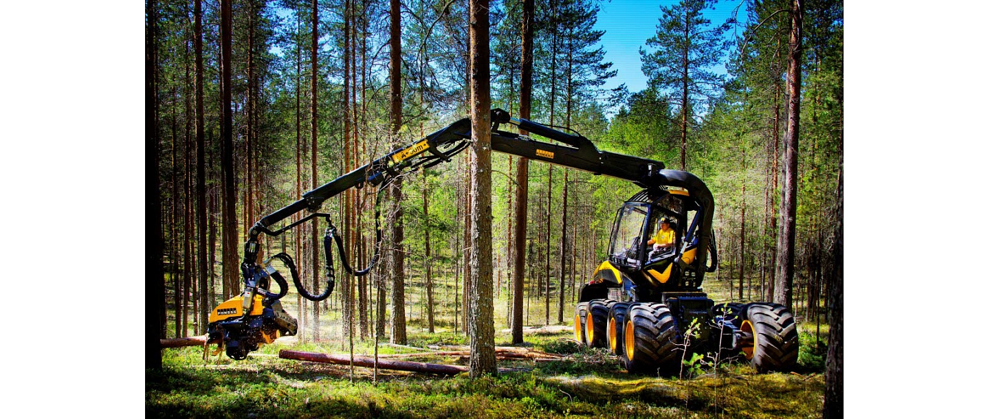 Harvesteri ponsse scorpion 10 forest machinery
