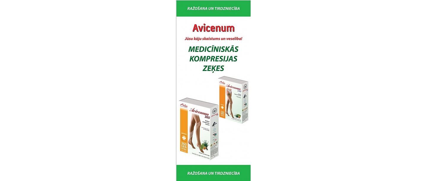 ITLA.LV Kompresijas zeķes un zeķubikses Avicenum