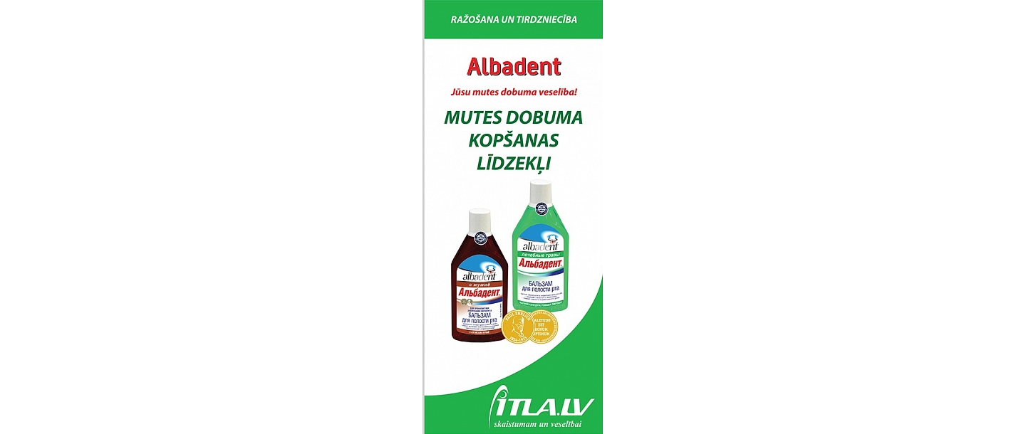 ITLA.LV Oral care products Albadent