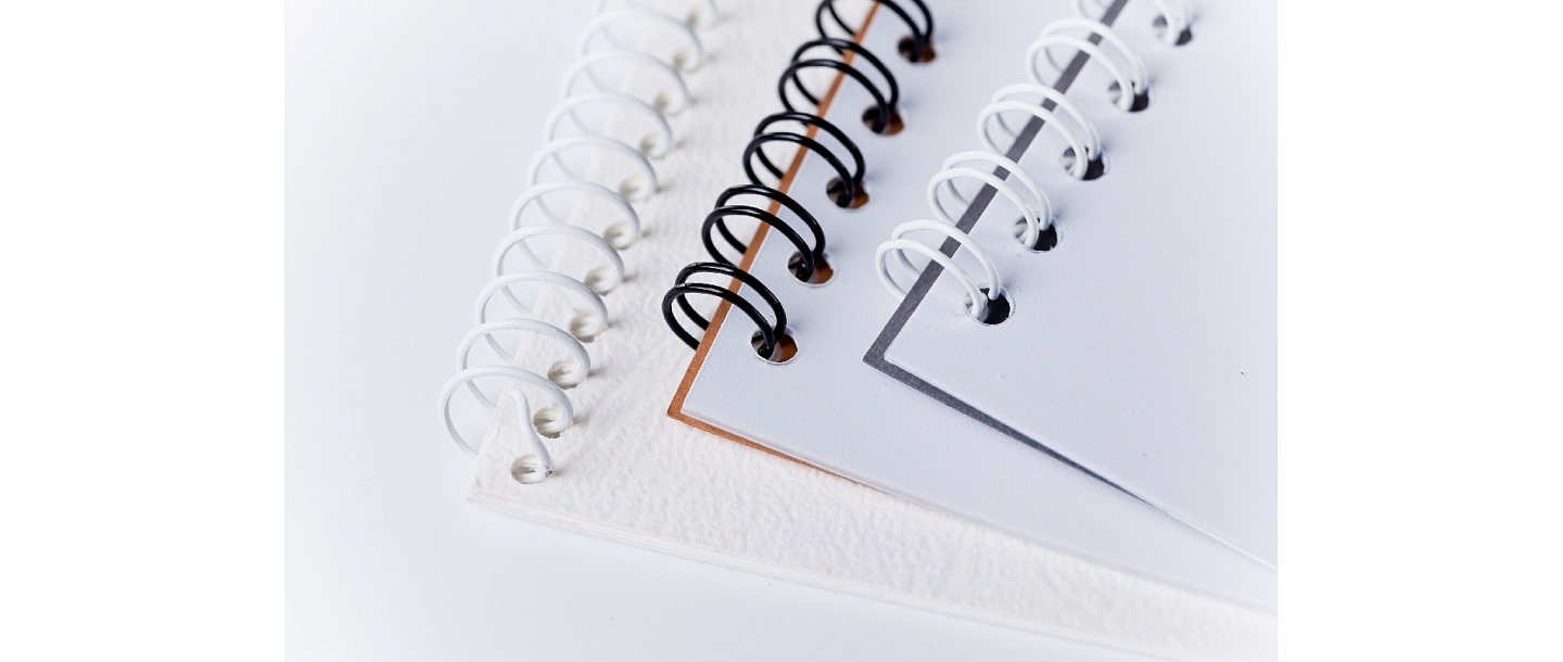 Binding in metal spiral