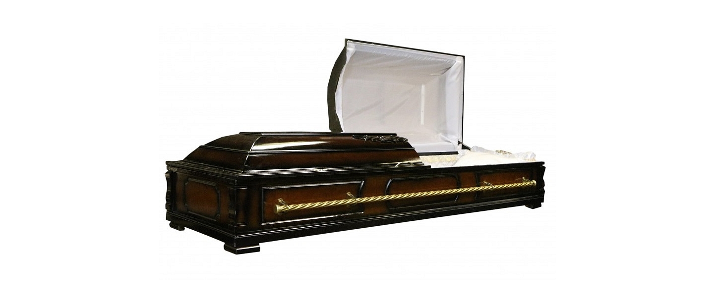 Wooden coffins, fabric coffins, zinc coffins