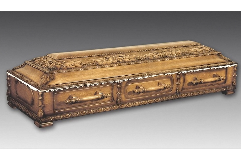 Coffins. Call to the customer's home