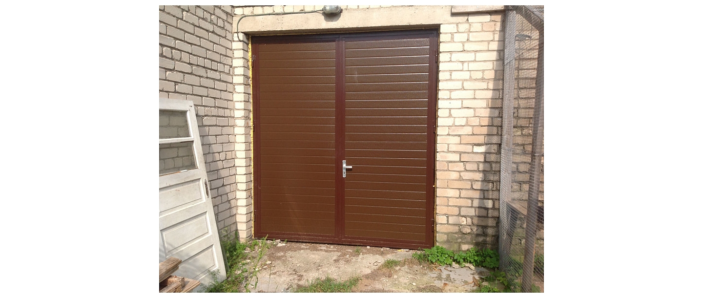 Double gate Gate installation assembly Cesis Valmiera Ventspils Jelgava