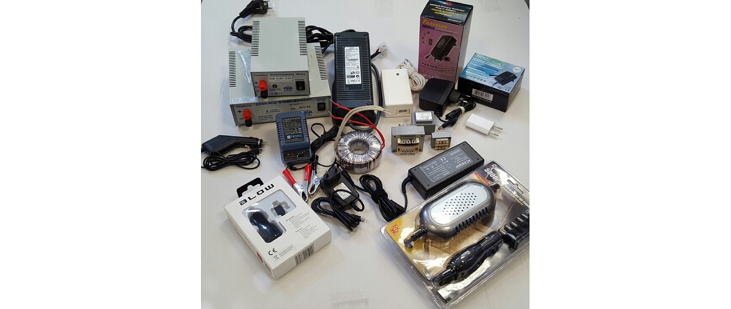 Power packs, power converters, transformers, adapters, chargers