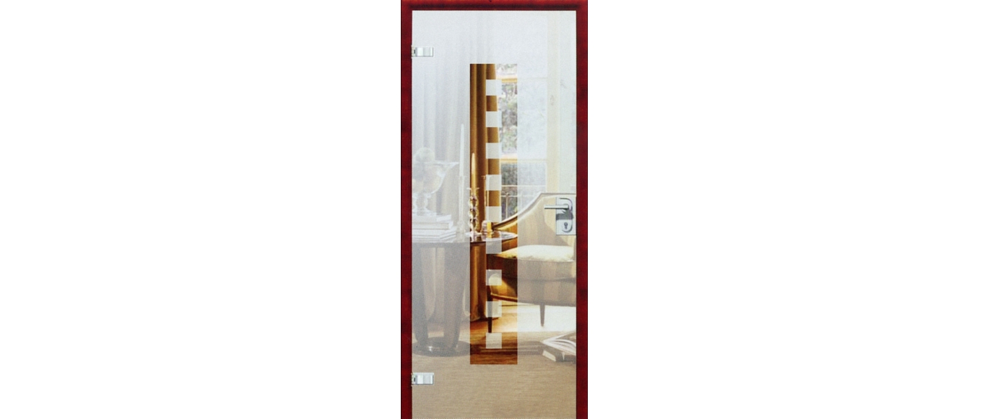 Glass, matte with "sandblasting"