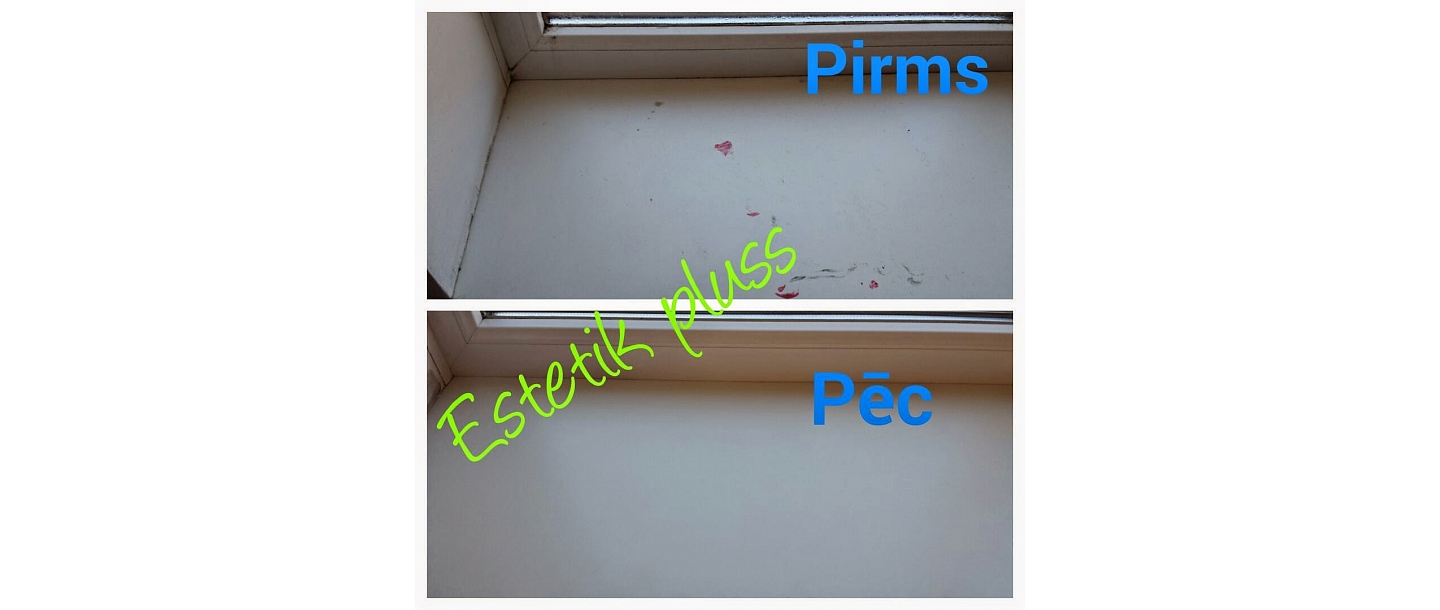 Window sill washing, cleaning services
