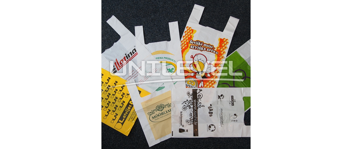Advertising bags with printing