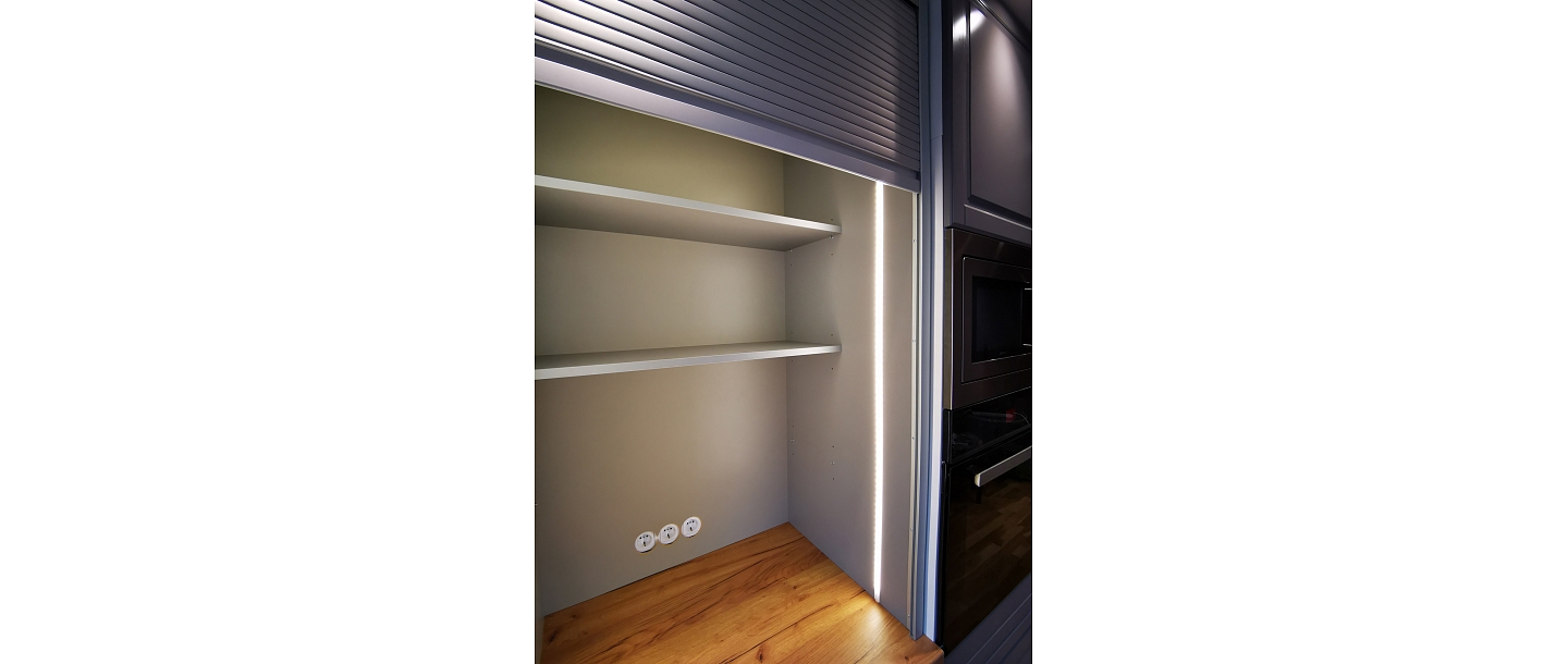 Built-in cabinets by individual order.  "GS Fittings"