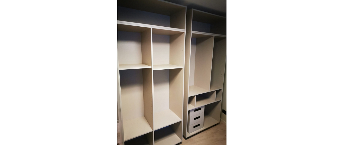 Built-in cabinets by individual order.  "GS Fittings"