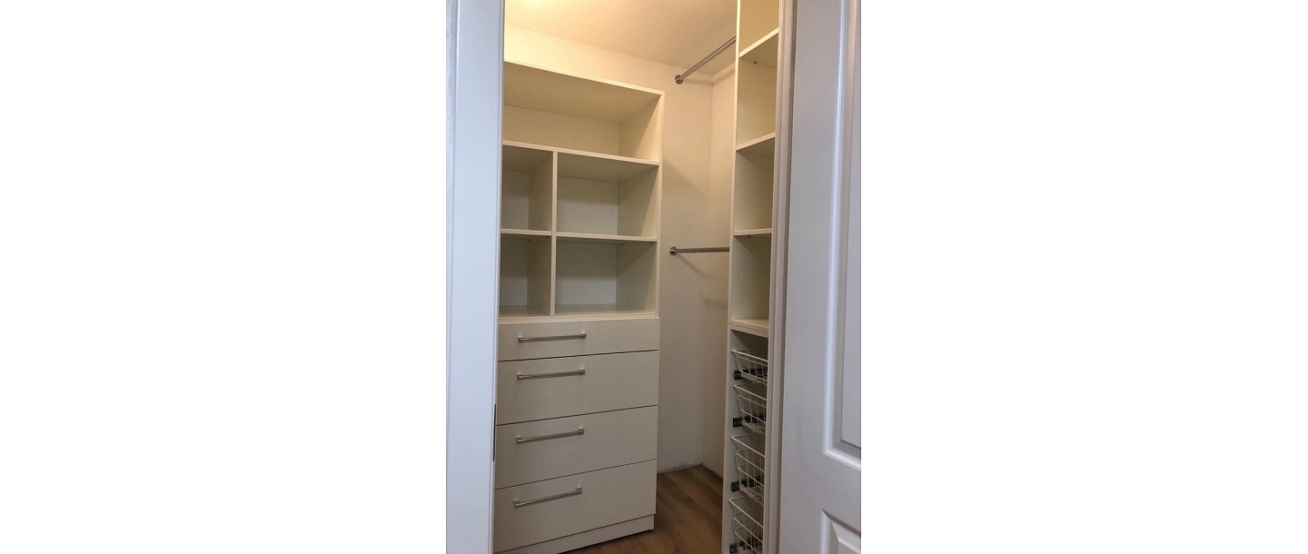 Built-in cabinets by individual order.  "GS Fittings"