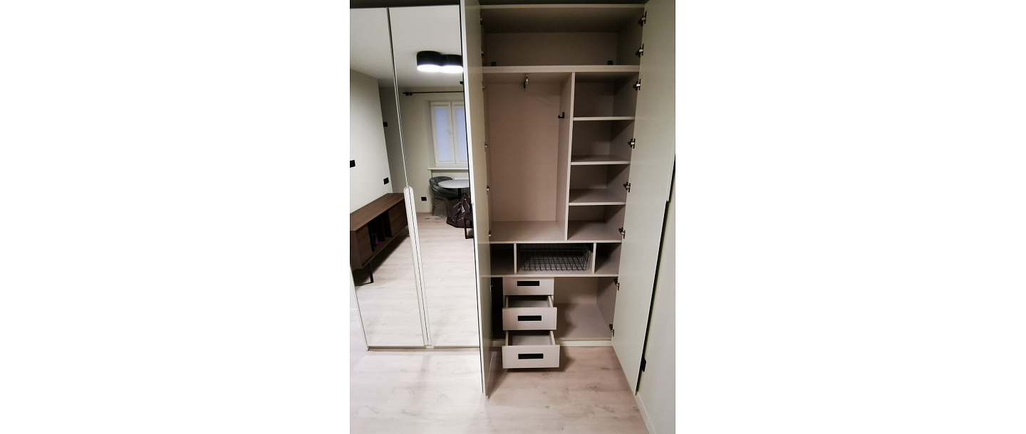 Built-in cabinets by individual order.  "GS Fittings"