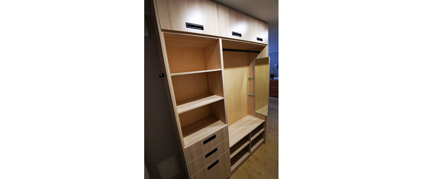 Built-in cabinets by individual order.  "GS Fittings"