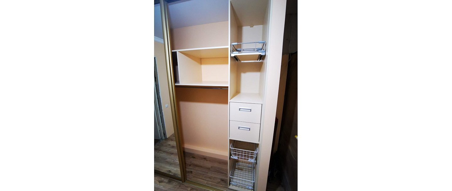 Built-in cabinets by individual order.  "GS Fittings"