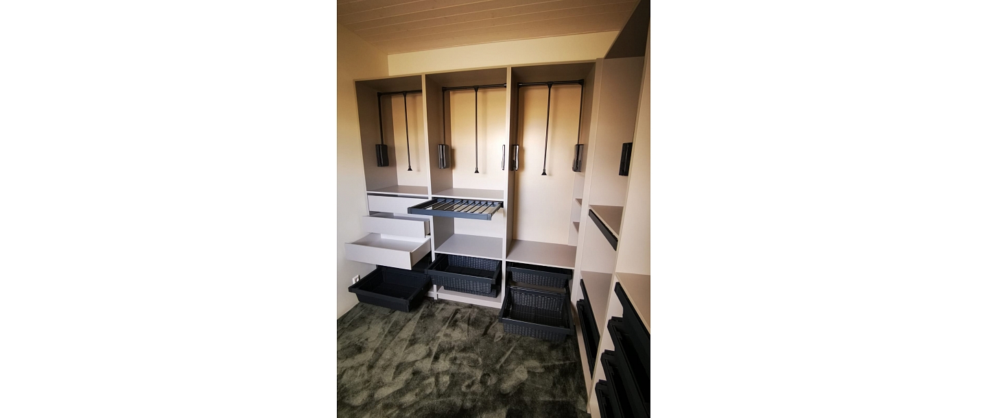 Built-in cabinets by individual order.  "GS Fittings"