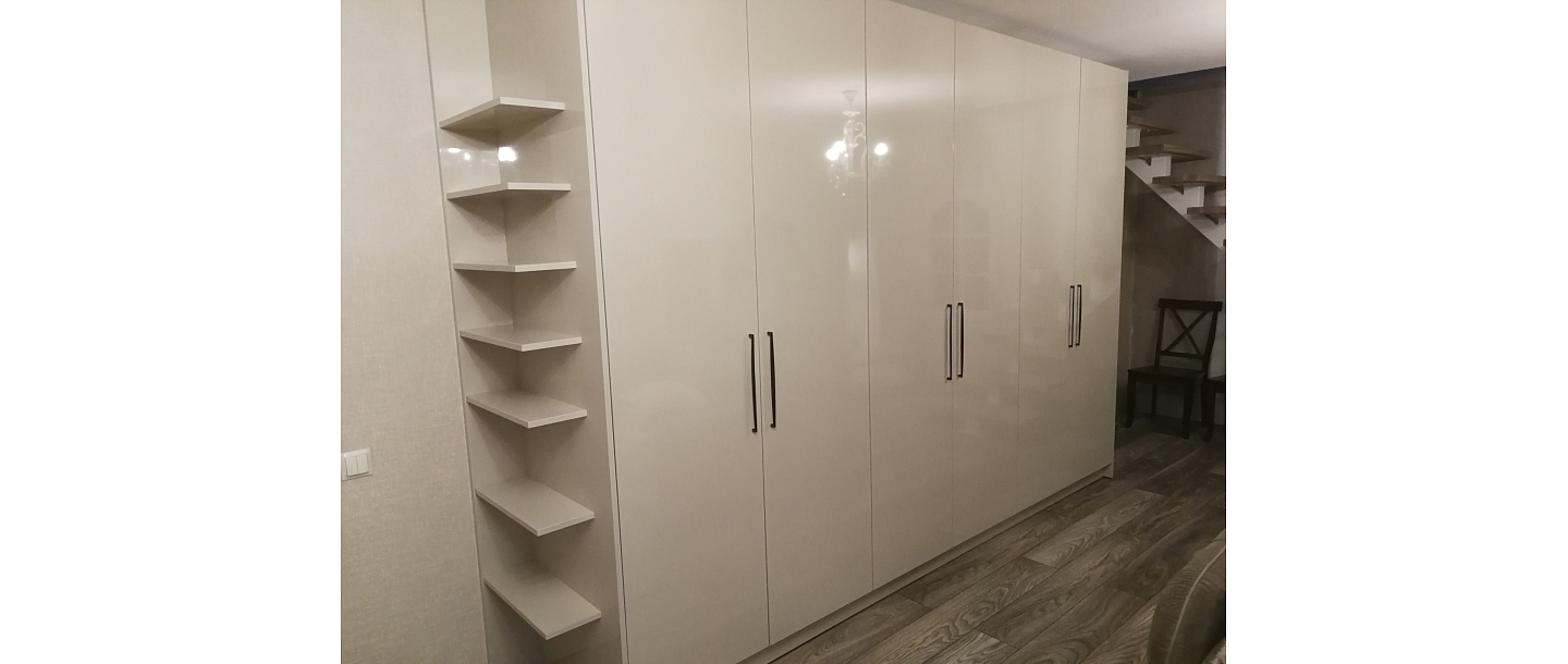 Built-in cabinets by individual order.  "GS Fittings"