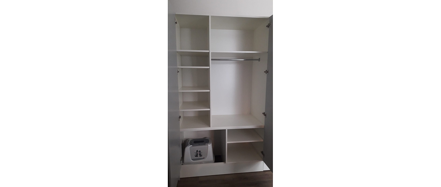 Built-in cabinets by individual order.  "GS Fittings"