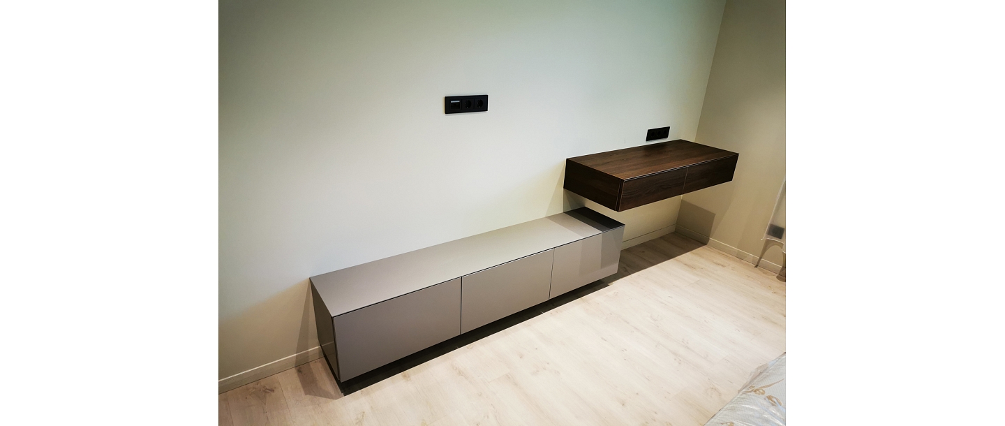 Custom-made furniture.  "GS Fittings"