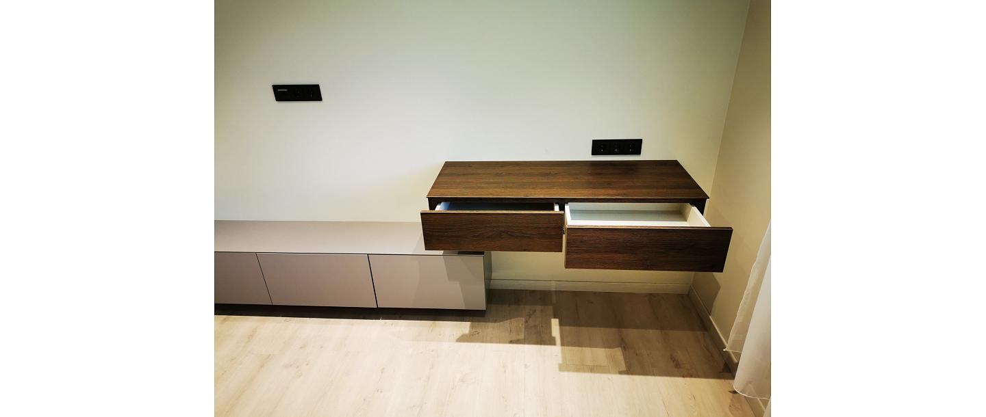 Custom-made furniture.  "GS Fittings"