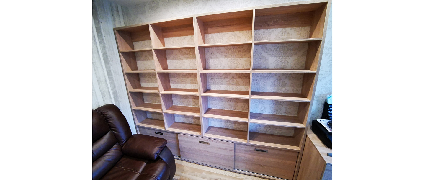 Custom-made furniture.  "GS Fittings"