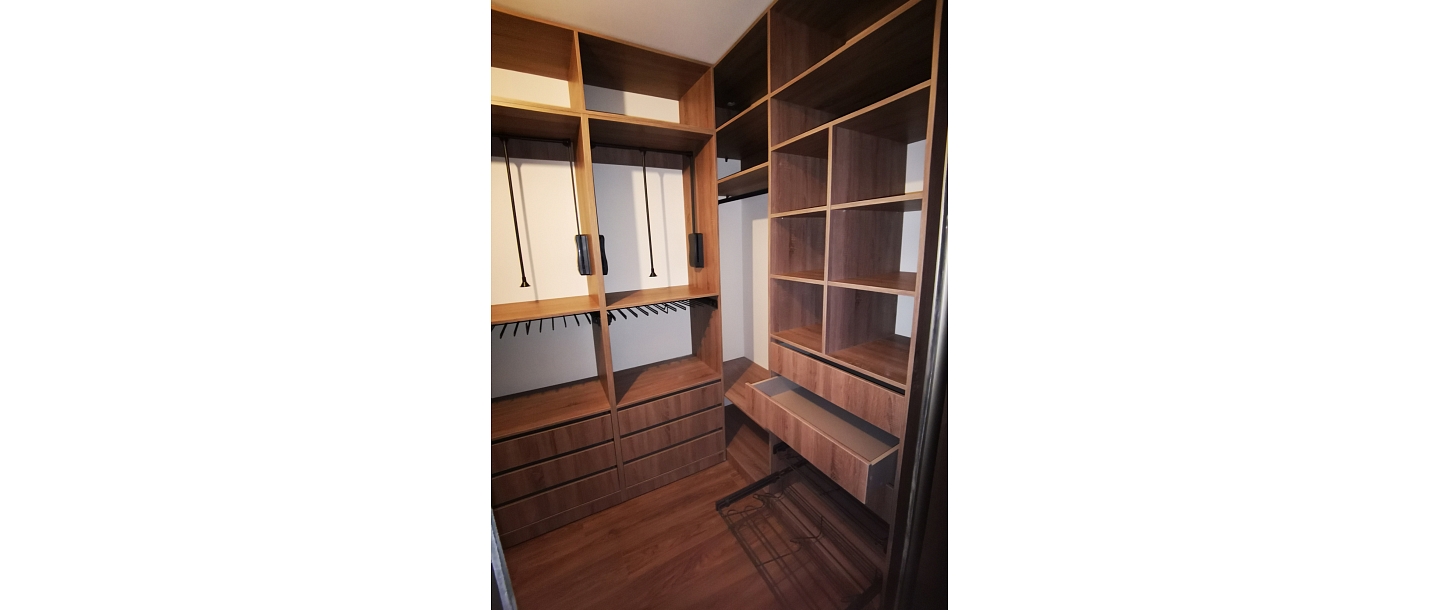 Custom-made furniture.  "GS Fittings"