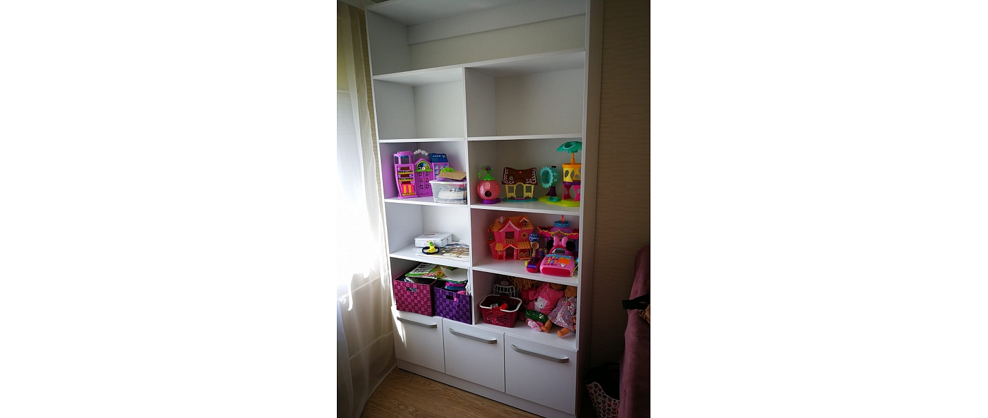 Custom-made furniture.  "GS Fittings"