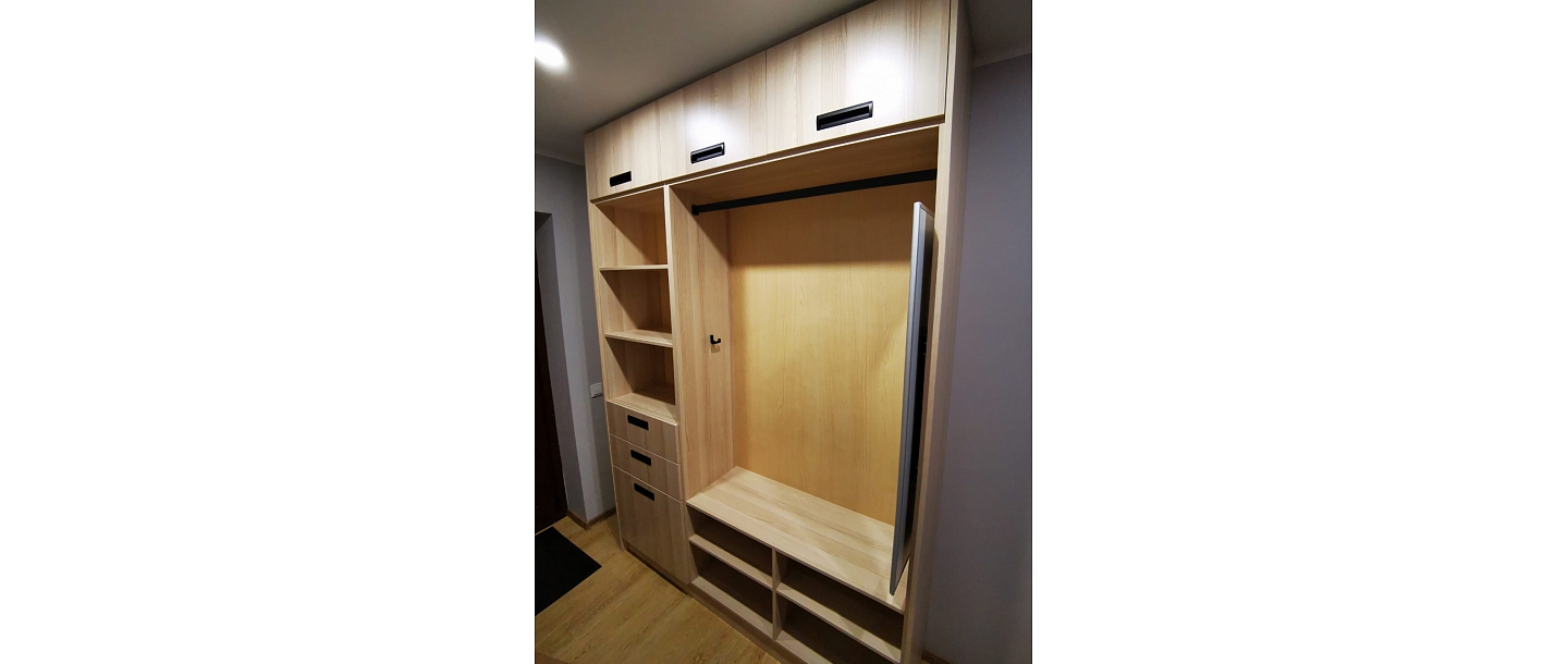 Custom-made furniture.  "GS Fittings"