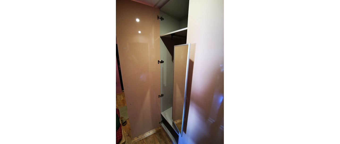 Custom-made furniture.  "GS Fittings"