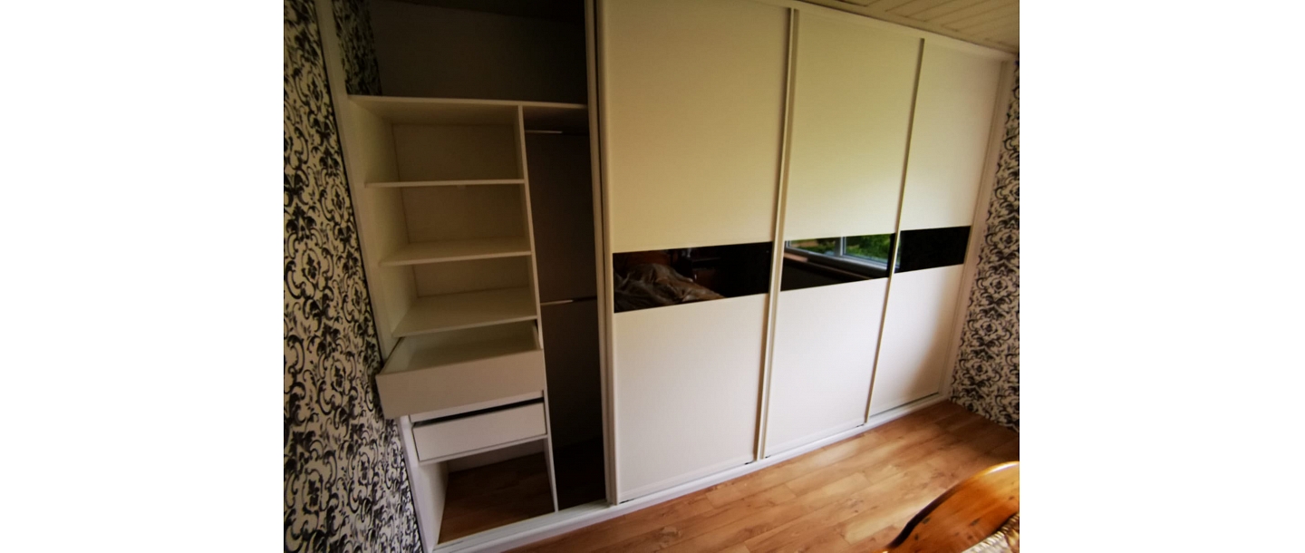 Custom-made furniture.  "GS Fittings"