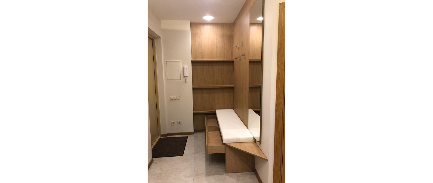 Custom-made furniture.  "GS Fittings"