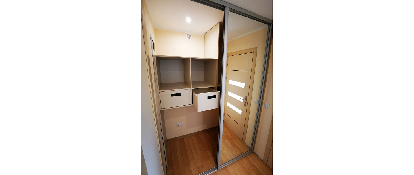 Custom-made furniture.  "GS Fittings"