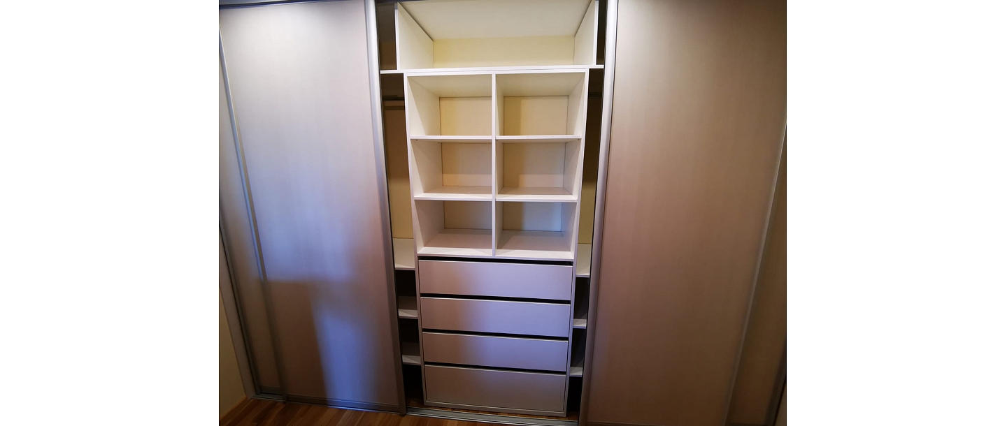 Custom-made furniture.  "GS Fittings"