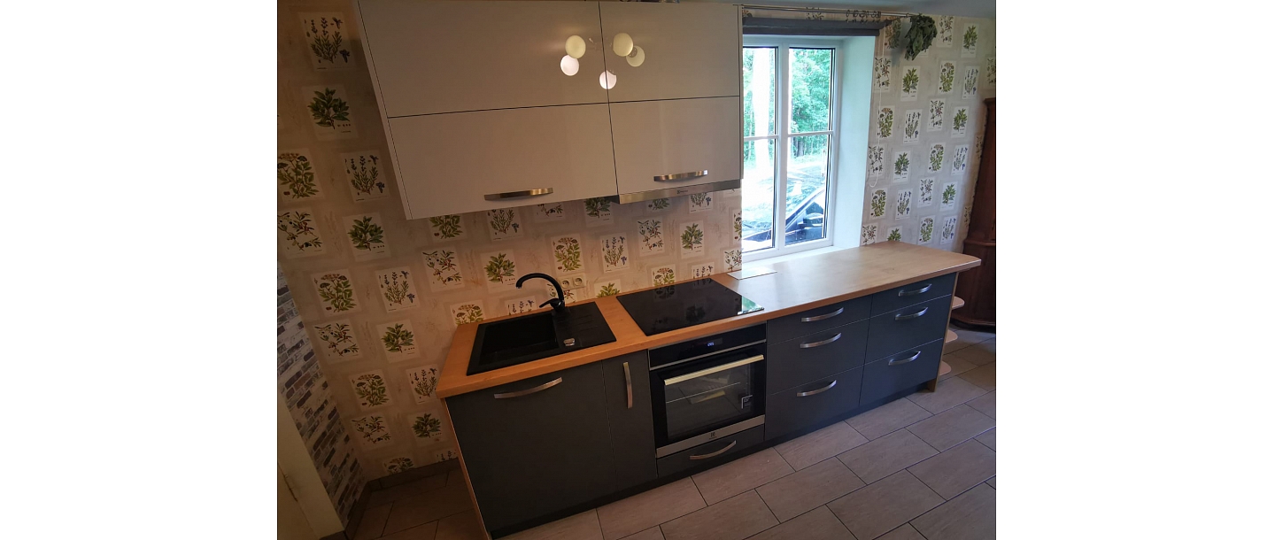 Kitchen equipment upon individual order.  "GS Fittings"