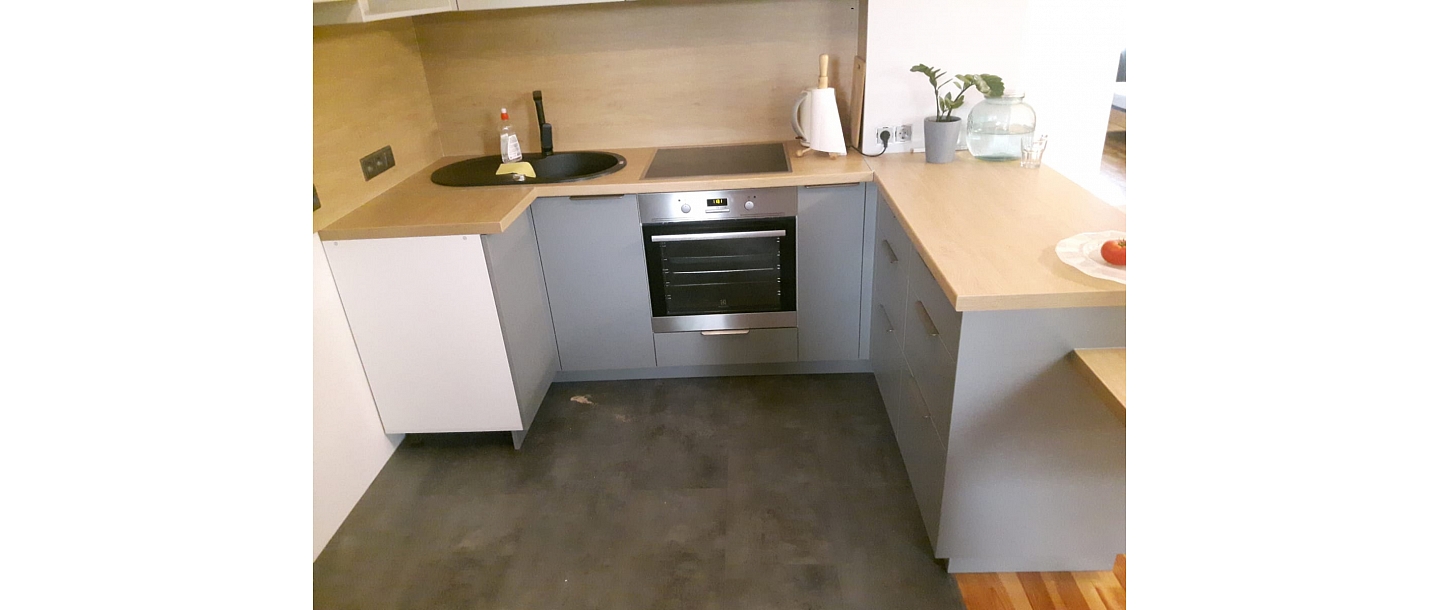 Kitchen equipment upon individual order.  "GS Fittings"