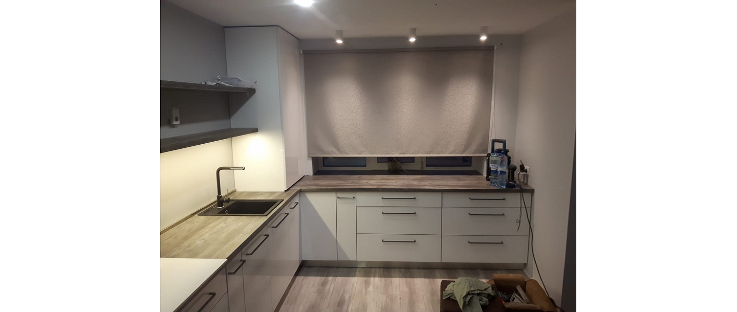 Kitchen equipment upon individual order.  "GS Fittings"