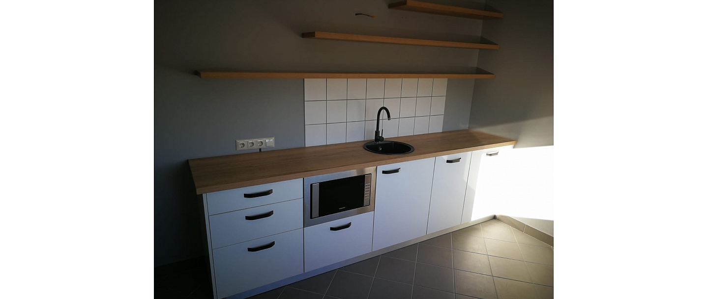 Kitchen equipment upon individual order.  "GS Fittings"