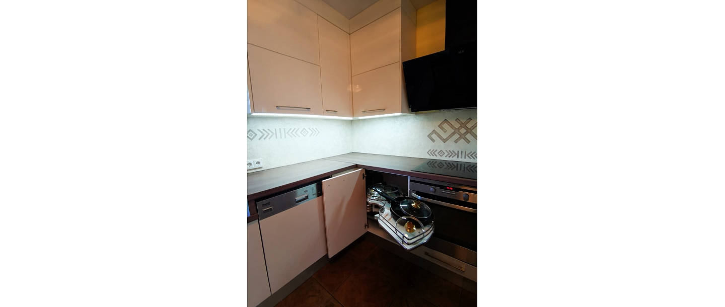 Kitchen equipment upon individual order.  "GS Fittings"