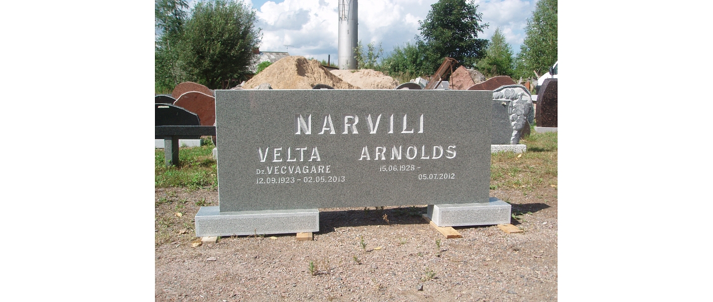 Engravings in stone slabs