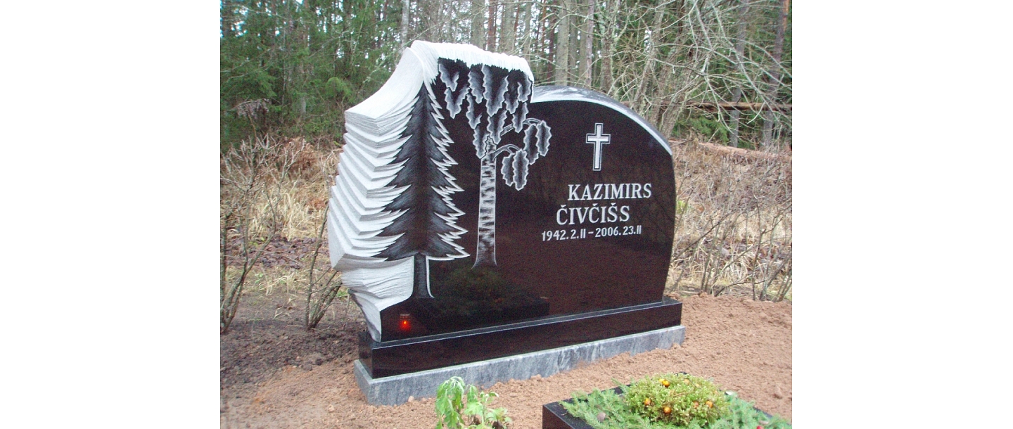 Stone monuments Saldus
